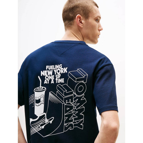 Tommy Hilfiger Ανδρική κοντομάνικη μπλούζα Back Logo Graphic Relaxed T-Shirt